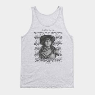 Annie Oakley Portrait and Quote Tank Top